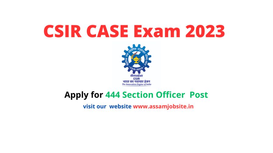 CSIR CASE Exam 2023