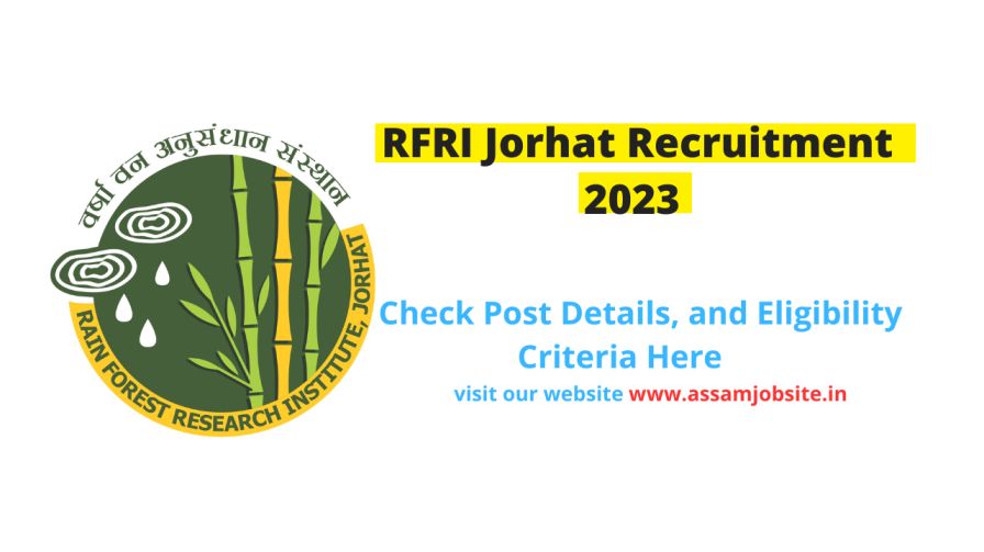 RFRI Jorhat Recruitment 2023