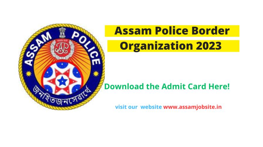 Assam Police Admit Card download 2023