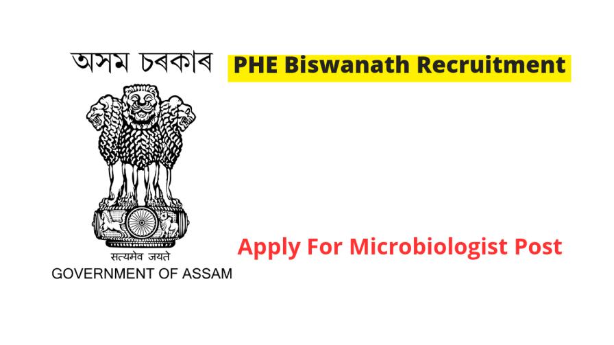 PHE Biswanath Recruitment 2024