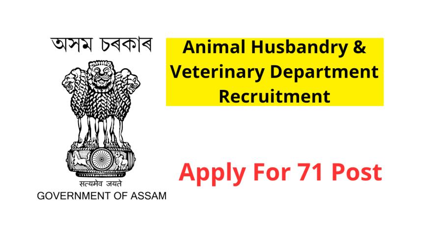 Animal Husbandry & Veterinary Department Recruitment 2024